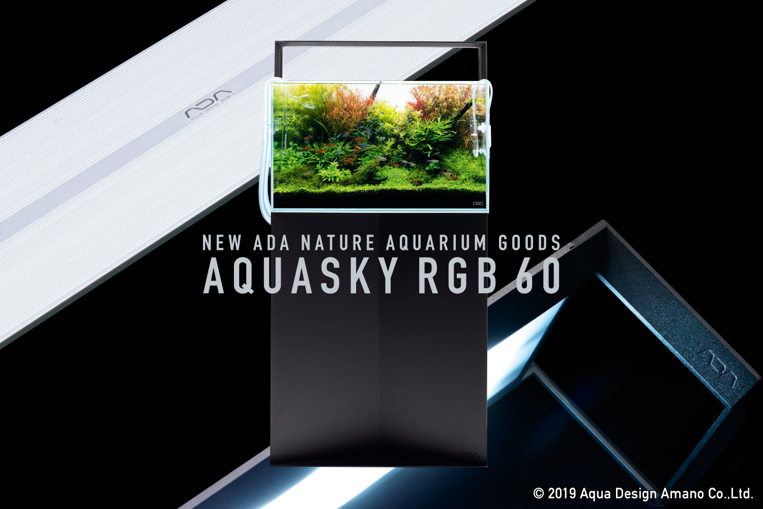 Release Announcement of Aquasky RGB 60 Silver / Black | ADA - NEWS 